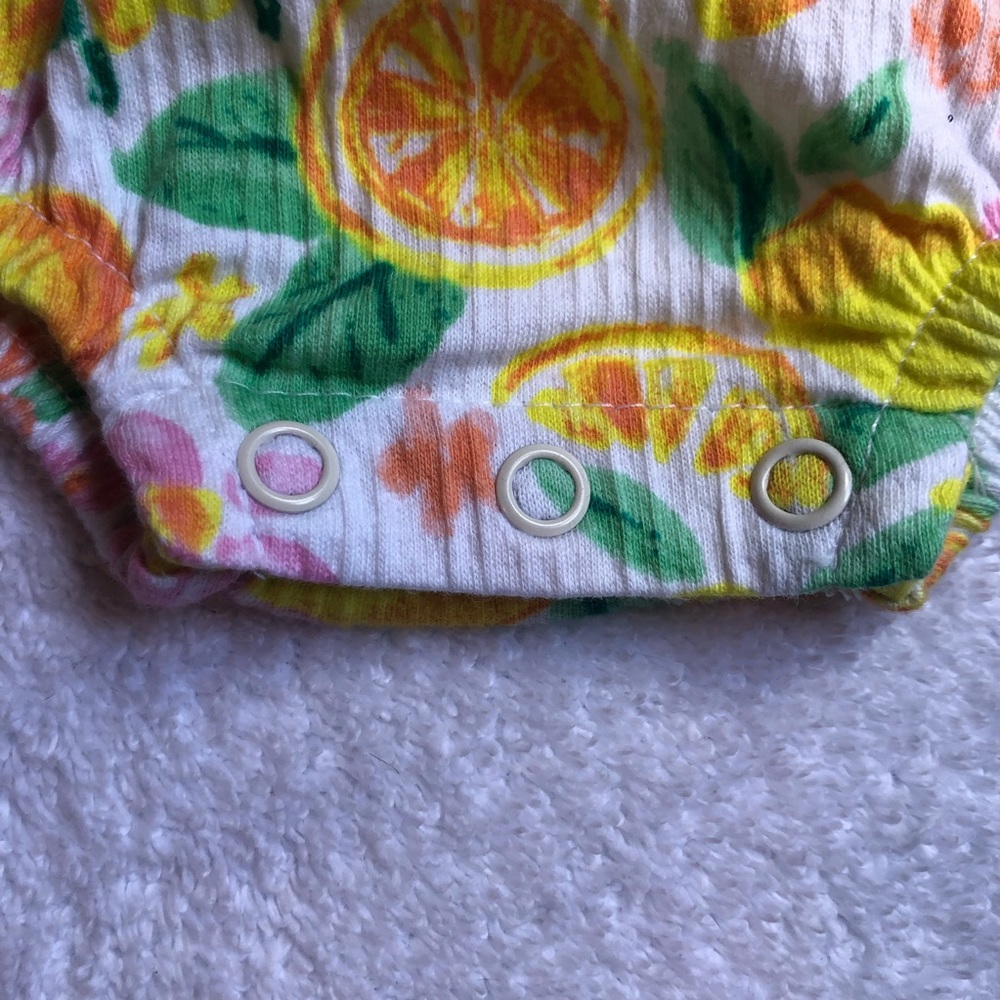 🌸🍋 NWT - WN Infant Summer Romper 🍋🌸 - Picture 7 of 10